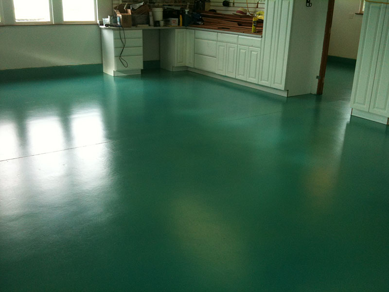 Green Stained Concrete Floors in Massachusetts, Connecticut, Rhode Island & New Hampshire