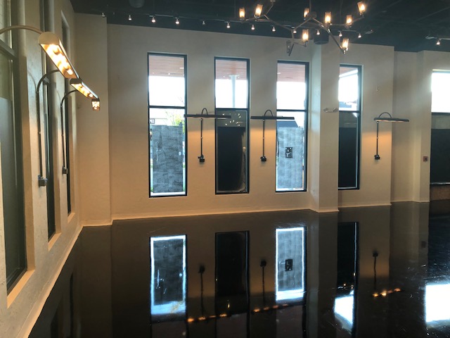 Black High Gloss Polished Concrete Floors in Connecticut