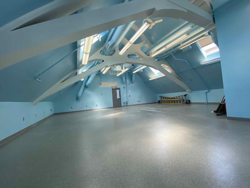 Commercial Polyaspartic Concrete Floor Coating in Connecticut
