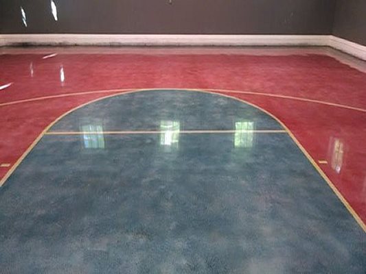 NH Concrete Basement Floor Staining, Sealing & Polishing in New Hampshire