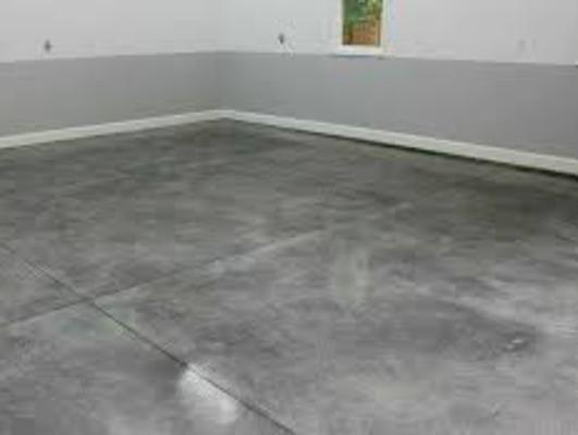 Concrete Garage Floor Colored Staining & Polishing in Massachusetts CT RI NH