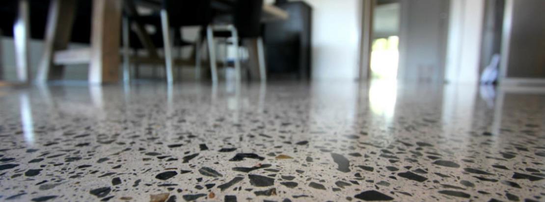Concrete Basement Floor Staining & Polishing in Providence, Rhode Island